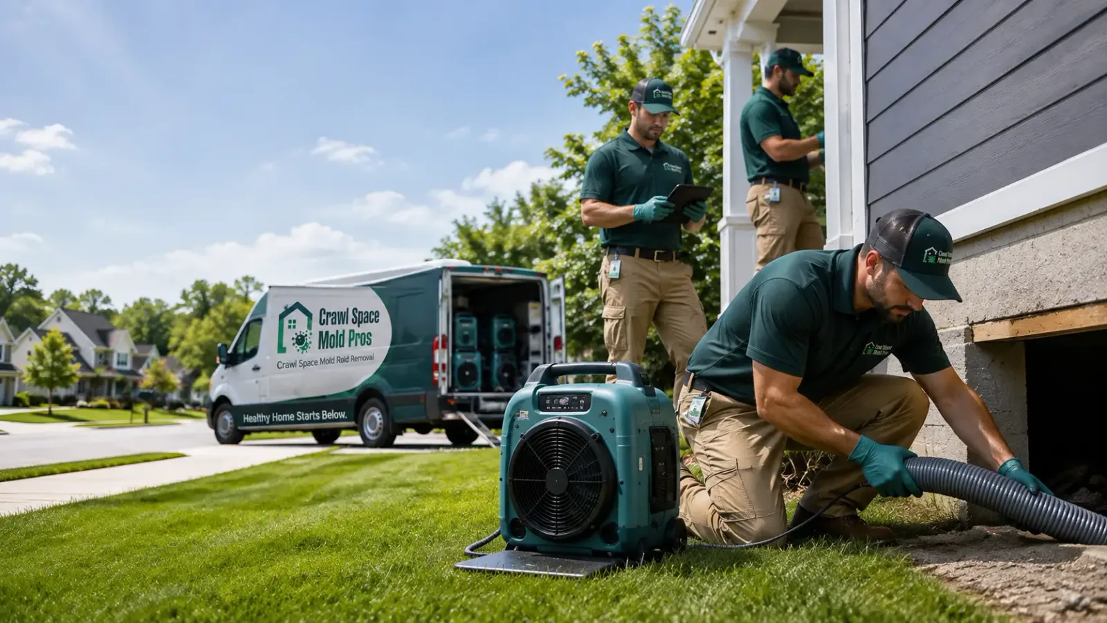 Crawl Space Mold Removal in Hansville, WA